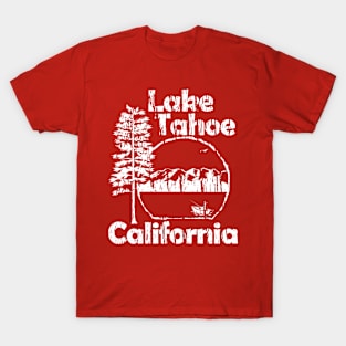 Lake Tahoe California (White) T-Shirt